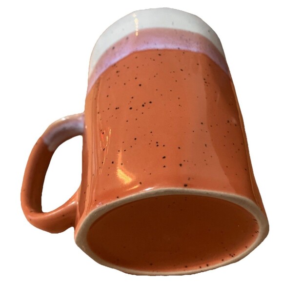 Stoneware Handmade Ceramic Drip Glazed Coffee Mug Campfire Rustic Cabin Urban - Picture 13 of 15